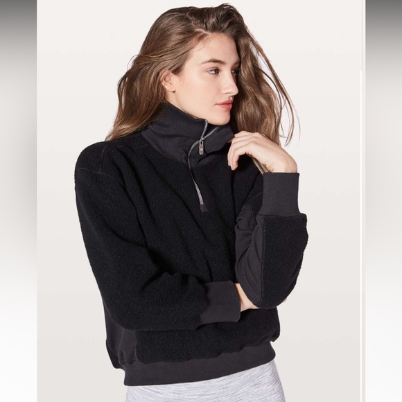 lululemon athletica Jackets & Blazers - Lululemon Stand Out Sherpa 1/2 Zip